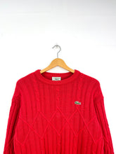 Load image into Gallery viewer, Lacoste Cable Knit Jumper - Small
