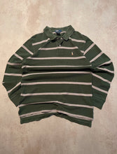 Load image into Gallery viewer, Ralph Lauren Striped Lonsgleeve Polo - Small
