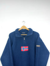 Load image into Gallery viewer, Napapijri 1/4 Zip Sherpa Fleece - Large
