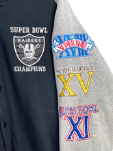 Cargar imagen en el visor de la galería, NFL Raiders Super Bowl Champions Varsity Jacket - XXLarge
