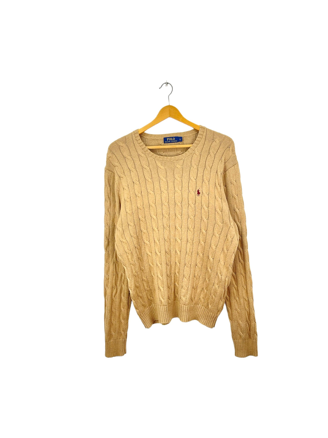 Ralph Lauren Cable Knit Jumper - Large