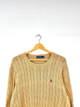 Cargar imagen en el visor de la galería, Ralph Lauren Cable Knit Jumper - Large
