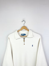 Lade das Bild in den Galerie-Viewer, Ralph Lauren 1/4 Zip Sweatshirt - Large
