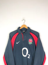 Load image into Gallery viewer, Nike England Rugby Longsleeve Polo - Small
