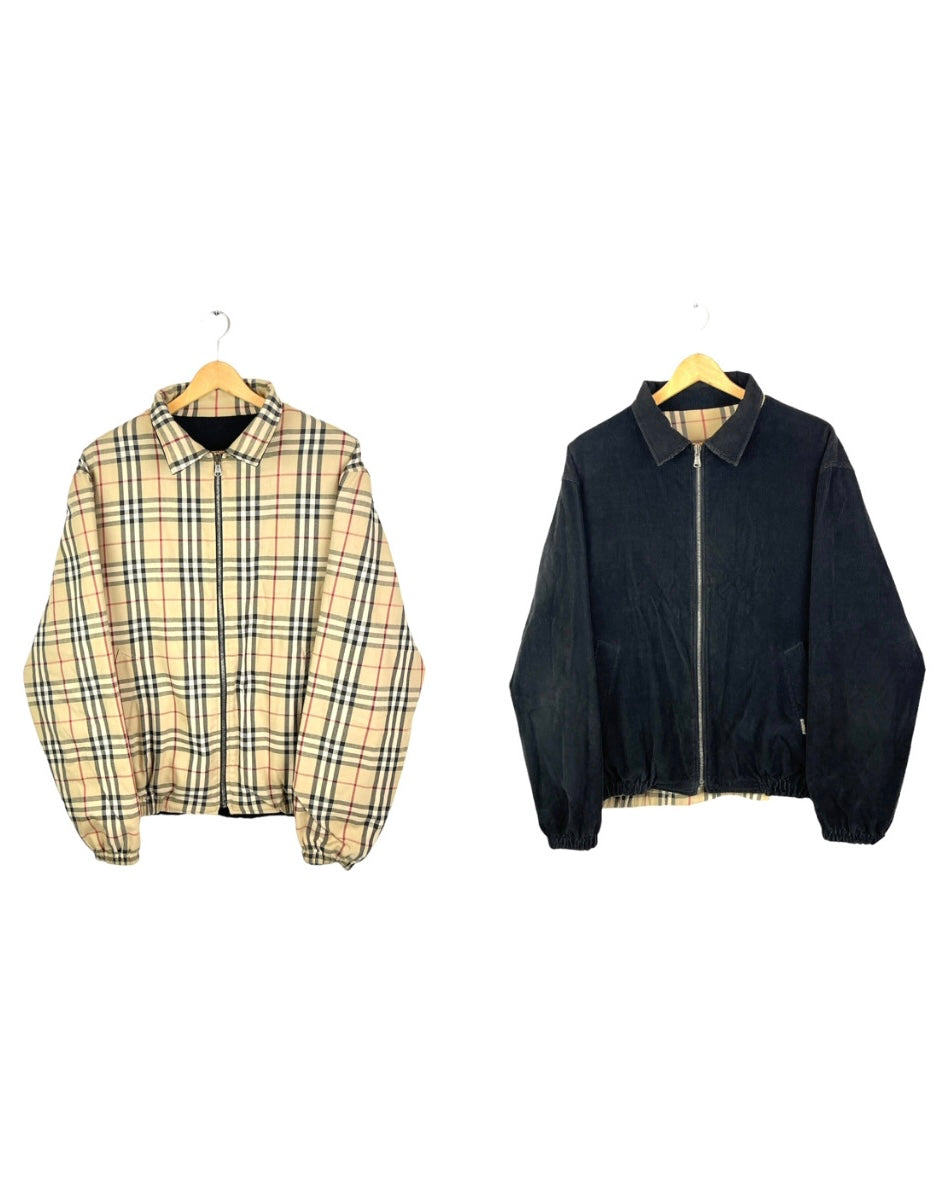 Burberry Reversible Nova Check/Corduroy Jacket - Large