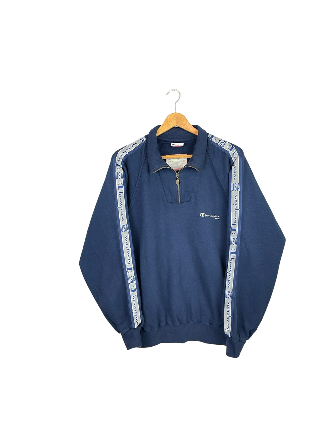 Champion 1/4 Zip Sweatshirt - Large