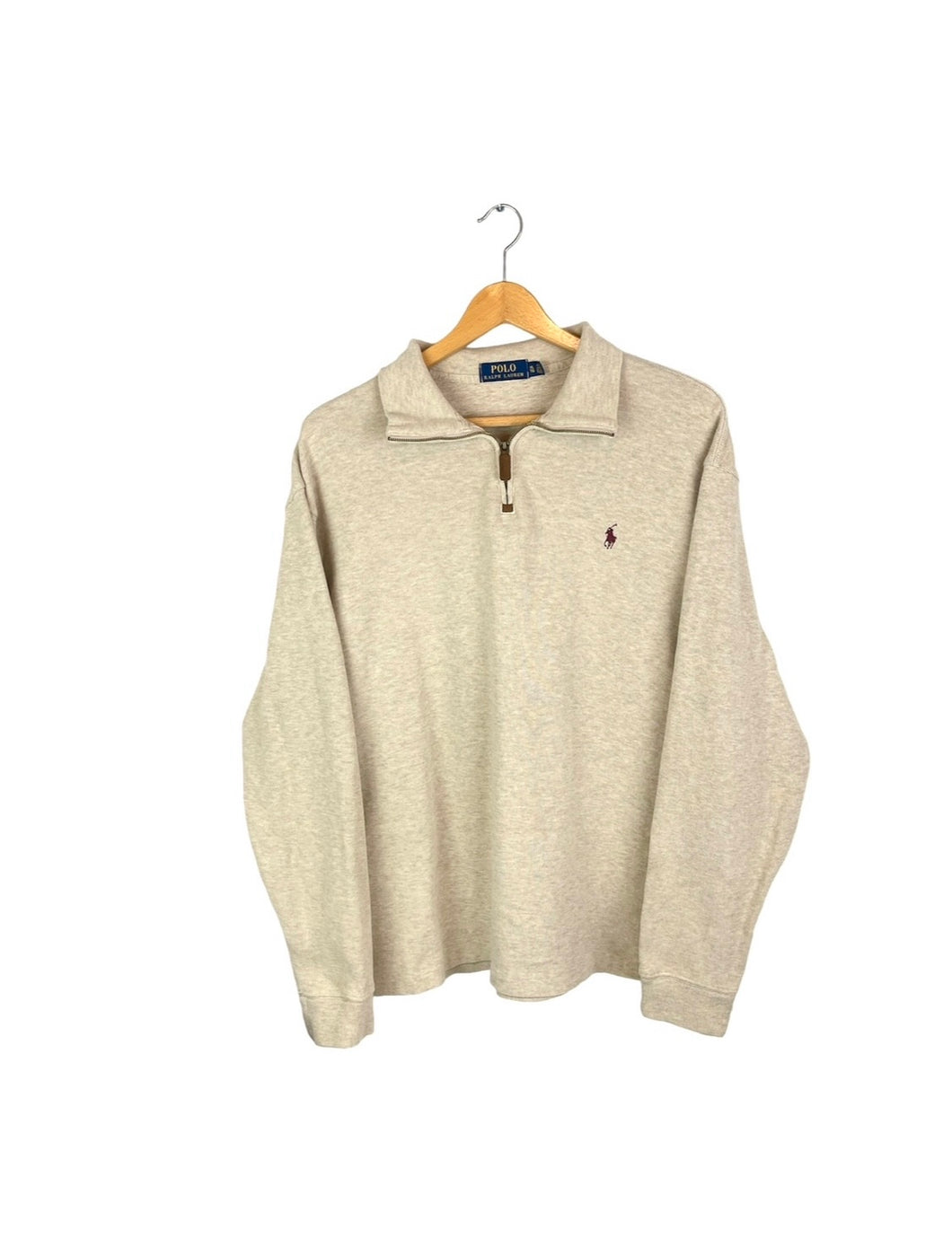 Ralph Lauren 1/4 Zip Sweatshirt - XLarge